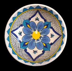 Blue Floral Bowl
                1107