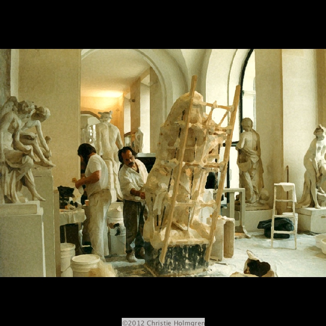 Statue<br/>Restoration<br/>The Louvre