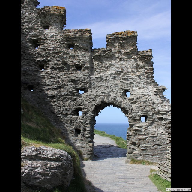 Tintagel<br/>Castle <br/>Ruins 1