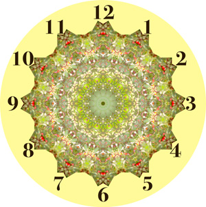 Rosehips Clock 2